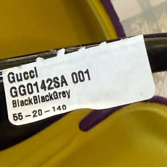 Gucci Women's Black Gradient Sunglasses - Picture 9 of 9